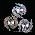 Crystal Cup Rhinestone apliques de recorte para nupcial Crystal Sash Wedding Belt